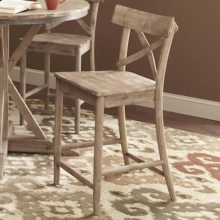 Rustic Casual 24" Counter Stool